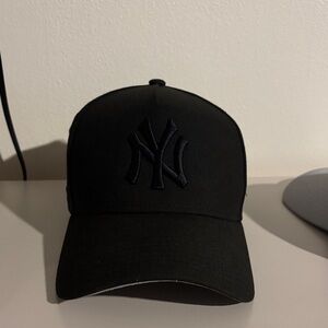 New Era Black NY Embroidered Cap